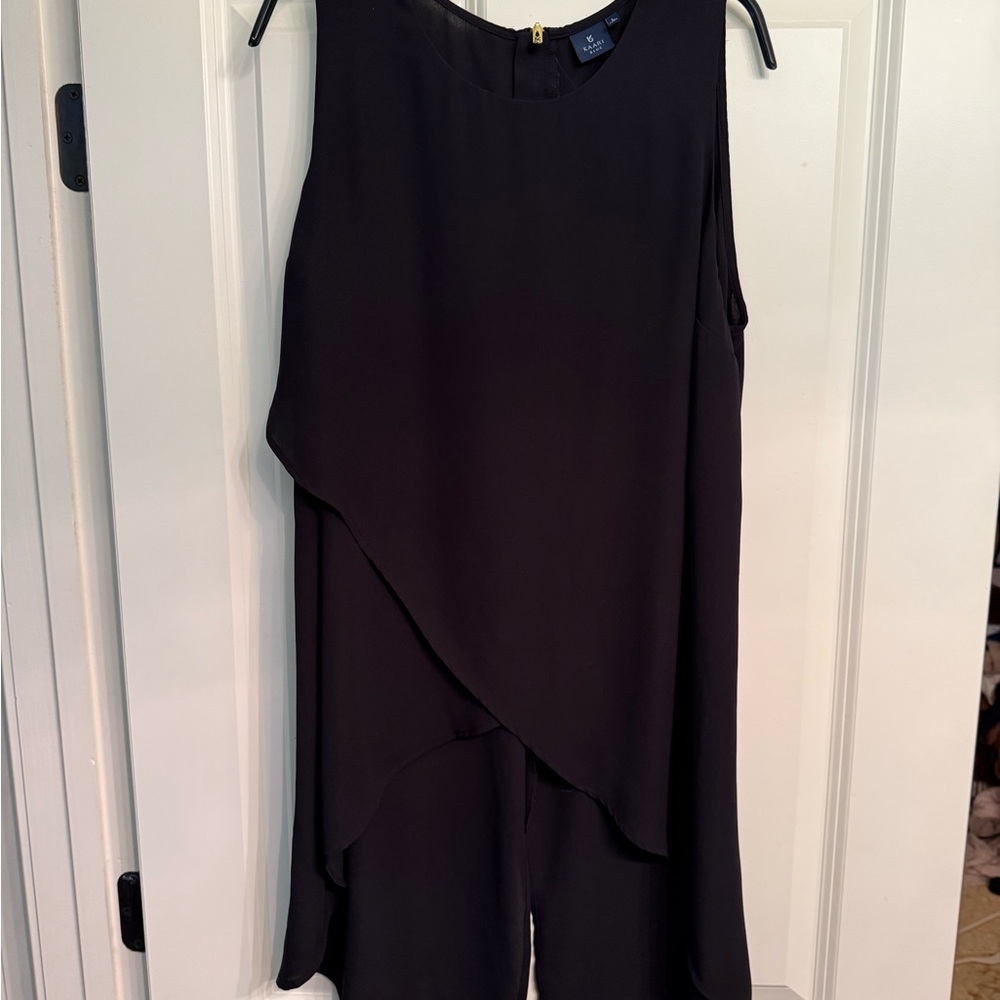 Elegant Black asymmetrical top